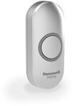 Honeywell Home Funk-Klingeltaster mit LED-Funktionsanzeige, silber/ grau, DCP311G