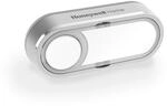 Honeywell Home Funk-Klingeltaster mit Namensschild und LED-Funktionsanzeige , grau,