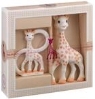 Sophie la Girafe &ndash; Geschenkbox zur Geburt + Bei&szlig;ring &ndash; 100 % Naturkautschuk &ndash;