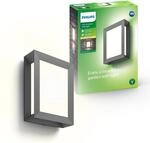 Philips myGarden LED Wandaussenleuchte Karp, 6 W, Grau