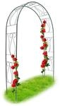 Relaxdays Rankbogen Rosen 233 x 153 x 39 cm HxBxT, Metall Rosenbogen,...