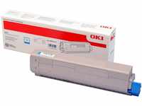 OKI 46471115 Toner 5000 Seiten Cyan Lasertoner & Patrone - Laserdrucker (Laser-,