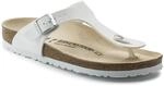 Birkenstock Classic 1005299 Gizeh Birko-Flor, Damen Zehentrenner, Wei&szlig; (Weiss Lack),