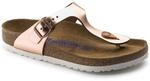 Birkenstock Classic 1005048 Gizeh Leder Softfootbed, Damen Zehentrenner, Braun