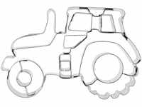 Städter 090187 Präge-Ausstechform Traktor Edelstahl ca. 7,5 cm