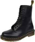 Dr. Martens 1490 Smooth 59 Last BLACK, Unisex-Erwachsene Combat Boots, Schwarz