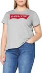 Levi's Damen The Perfect Tee T-Shirt,Batwing Smokestack Heather,S