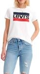 Levi's Damen The Perfect Tee T-Shirt,Sportswear Logo White,L
