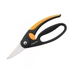 Fiskars Allzweckschere, L&auml;nge: 22 cm, Rostfreie Stahl-Klinge/Glasfaserverst&auml;rkte