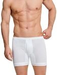 Schiesser Original Classics Feinripp Hose kurz Uni wei&szlig; 005131/100 Gr&ouml;&szlig;e X6L