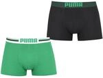 PUMA Herren Boxer Shorts Bodywear Placed Logo 2er Pack