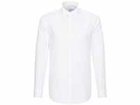 Seidensticker Herren Modern Fit Tuxedo Shirt Businesshemd, Weiß (01 Weiß), 38