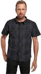 Brandit Roadstar Shirt Short Sleeve, Farbe: Black/Blue, Gr&ouml;&szlig;e: L