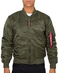 Alpha Industries MA-1 VF 59 Bomberjacke f&uuml;r Herren Dark Green