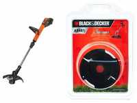 Black+Decker Reflex Akku-Rasentrimmer STC1820PCB, schwarz orange +...