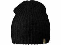 Fjallraven Övik Melange Beanie Hat - Black, 1 Size