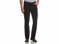 Wrangler Herren Texas Tonal Straight Jeans, Black Overdye, 36W / 30L