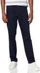 Wrangler Herren Texas Straight Jeans, Blue Black, 34W / 30L EU