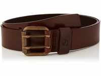 Fjallraven Singi Two-pin Belt, Braun (Leather Brown), 75cm