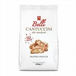 Belli Cantuccini Mandelgeb&auml;ck 1KG [DOPPELT GEBACKEN] mit 18% Mandel-Anteil und
