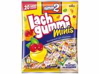 nimm2 Lachgummi Minis – 1 x 210g (20 Mini Packs) – Fruchtgummi mit...