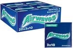 Airwaves Menthol Eucalyptus Kaugummi zuckerfrei, 20x3x10 Dragees | Intensiv