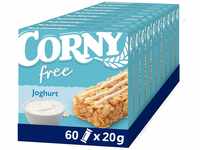 Müsliriegel Corny free Joghurt, 39% Vollkorn und ohne Zuckerzusatz, 68 kcal pro
