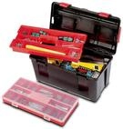PARAT PROFI-LINE Allround Werkzeugkoffer leer 16 L | Robuster Werkzeugkoffer...