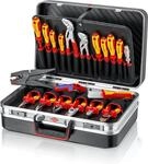 KNIPEX Werkzeugkoffer Vision24 Elektro 20-teilig 180 mm, 00 21 20