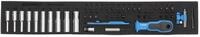 GEDORE Steckschl&uuml;ssel-Sortiment 1/4 Zoll in Check-Tool-Modul, 1 St&uuml;ck, 1500 CTD-20