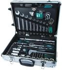 Br&uuml;der Mannesmann Alu-Werkzeugtrolley, best&uuml;ckt, 159-teilig | M29077