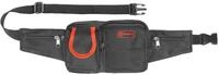 Connex Werkzeug-G&uuml;rteltasche - 5 Taschen - Mit Rei&szlig;verschluss - Aus Polyester -