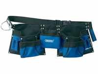 Draper 03068 Robuste Doppel-Werkzeugtasche, schwarz, blau