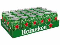 Heineken Pils Bier (24 x 0,33 l Dosen) - Dosenbier auf der Palette, 5%...