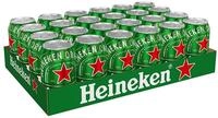Heineken Pils Bier (24 x 0,33 l Dosen) - Dosenbier auf der Palette, 5% Alkoholgehalt,