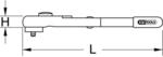 KS Tools 117.3810 3/8" Isolierter Drehmomentschl&uuml;ssel, 5-50Nm