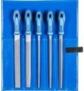 PFERD Werkstattfeilen-Set in PVC-Rolltasche, 5 Feilen, Kreuzhieb H2, 250mm,...