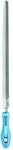 PFERD Werkstattfeile Dreikant, 200mm, dreieckige, spitz zulaufende Feile, Kreuzhieb