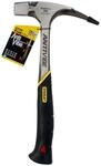 STANLEY FatMax Latthammer mit D&auml;mpfung Antivibe (600 g Kopfgewicht, 340 mm...