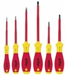 Wiha Schraubendreher Set 6-teilig Elektriker VDE gepr&uuml;ft, isoliert 1.000 V...