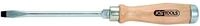 KS Tools 300.1051 ERGOTORQUE WOODmax Schlag-Schlitz-Schraubendreher, 3,5mm