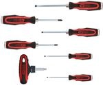 KS Tools 151.1100 ERGOTORQUEmax Schlagkappen-Schraubendreher-Satz, 7-tlg.