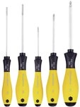 Wiha Schraubendreher Set SoftFinish&reg; ESD (27252), 5 tlg., Schraubenzieher Satz f&uuml;r