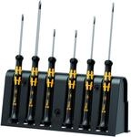 Wera Schraubendreher Set 1578 A/6 Elektroniker-Schraubendrehersatz ESD + Rack,