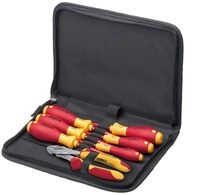 Wiha Werkzeug Set Elektriker Schraubendreher, Kraftseitenschneider 7-tlg. in...