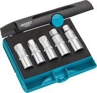 HAZET Stehbolzenausdreher-Satz 844/5 I 1/2 Zoll (12,5 mm) Vierkant I 5-teiliges...