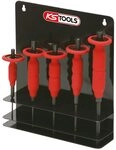 KS Tools 156.0000 Splintentreibersatz mit Handschutzgriff, 5-tlg. 3-8mm