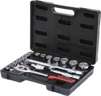 KS Tools 911.0620 1/2 Zoll Steckschl&uuml;ssel-Satz | inklusive Umschaltknarre, 45-Zahn 