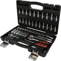 KS Tools 911.0653 1/4 Zoll Steckschl&uuml;ssel-Satz | inklusive Umschaltknarre, 45-Zahn 