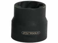 KS Tools 913.3867 3/8" Spiral-Profil-Kraft-Stecknuss, 17mm